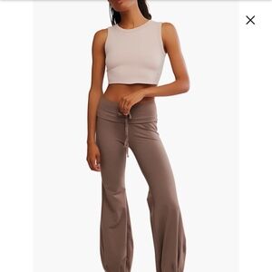 FP Movement Free Throw Crop Muscle Tank Top In Ballet Slipper Size XL